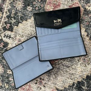 Coach Sabrina Patent Leather Wallet